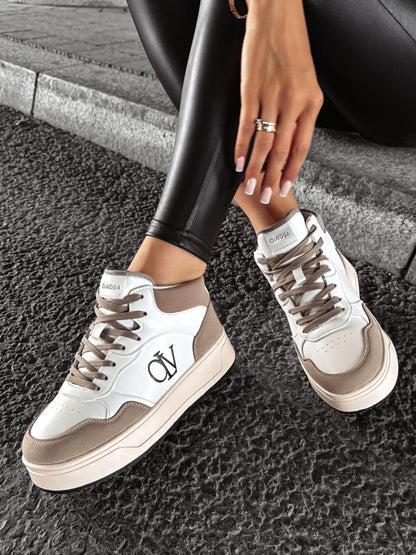 CARMINE SNEAKERS, BEIGE &amp; ECRU