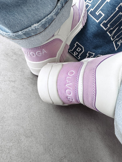 HYPERION SNEAKERS WHITE &amp; PURPLE