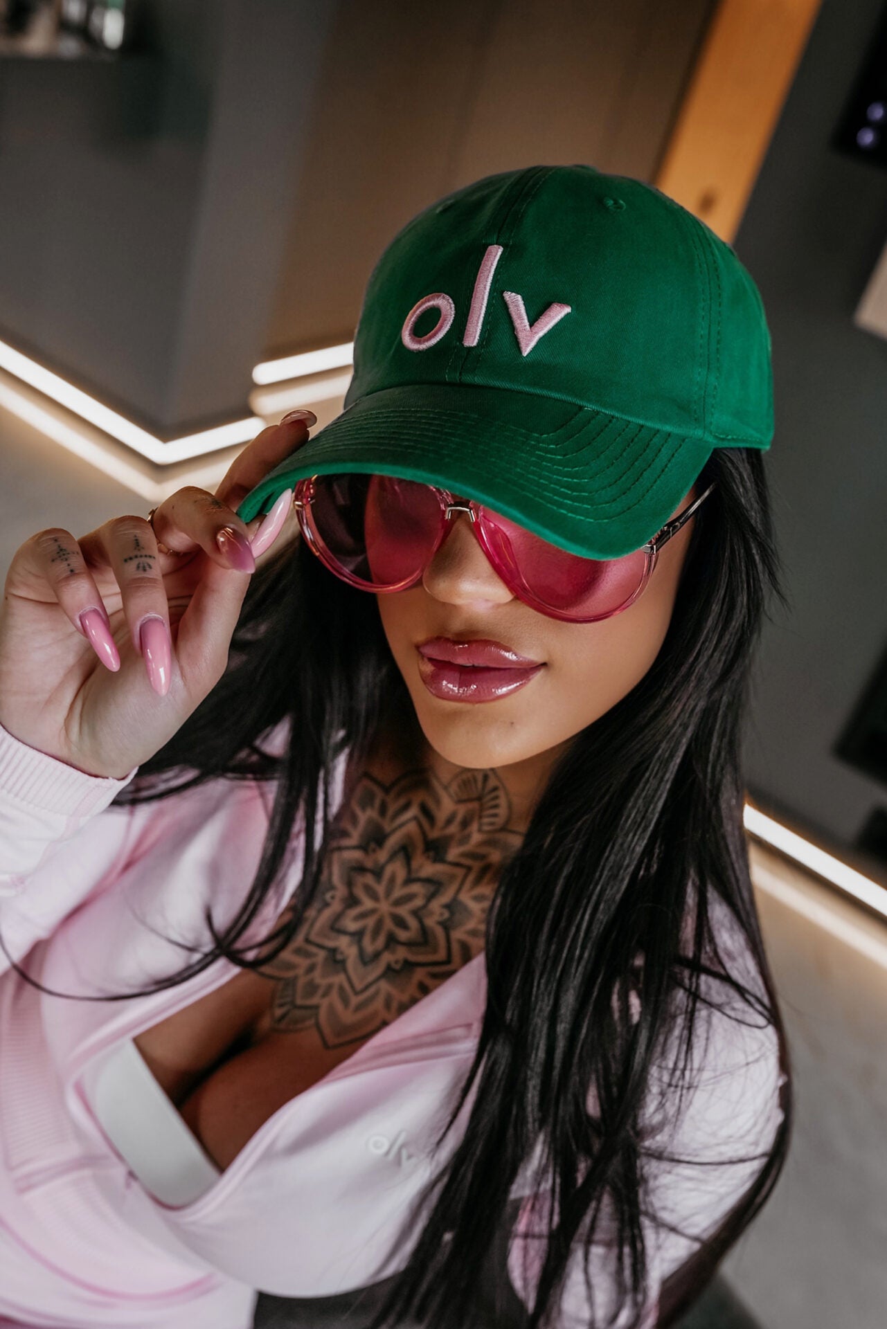 OLAVOGA TRAVIS green baseball cap