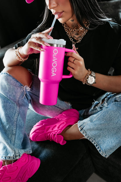 OLAVOGA BOTTLIX thermal mug fuchsia